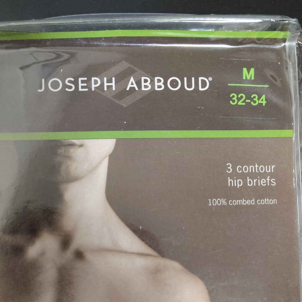 Joseph Abboud Contour Hip White Briefs Size 32-34 3-Pack - Picture 6 of 7